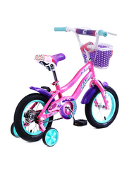 Mogoo Athena Unisex Kids Bicycle, 12 Inch, MGAT12PINK, Pink