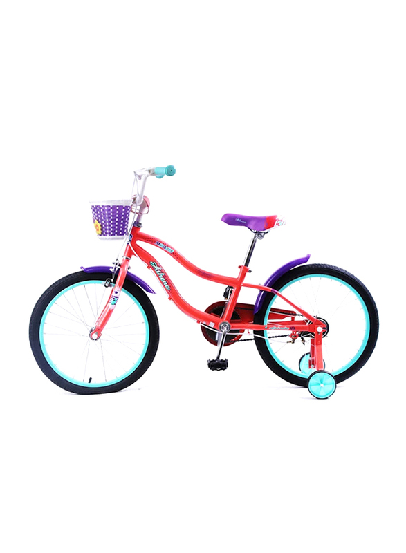 Mogoo Athena Unisex Kids Bicycle, 20 Inch, MGAT20PEACH, Peach