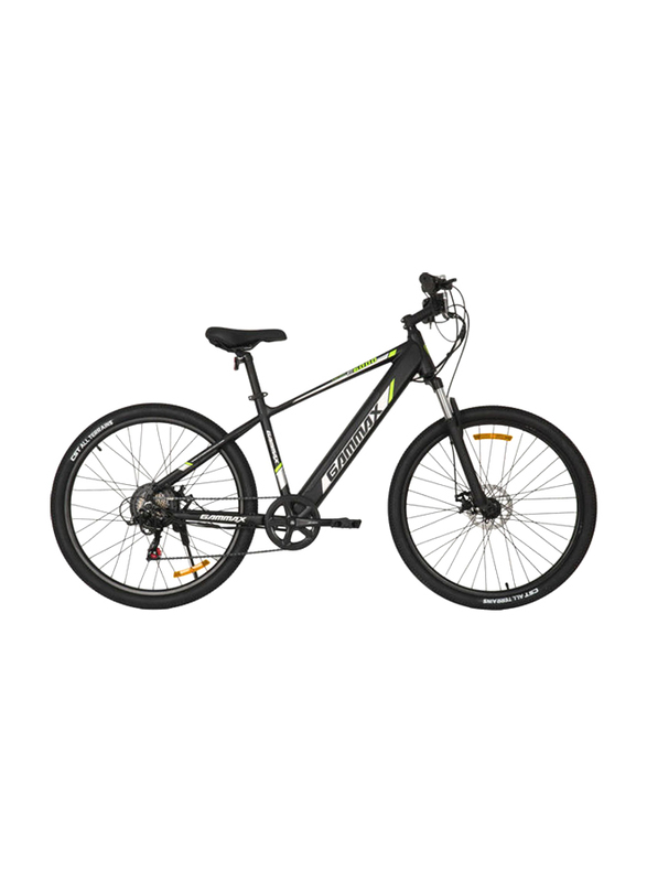 Gammax Mountain E-Bike, Extra Large, Black/Green