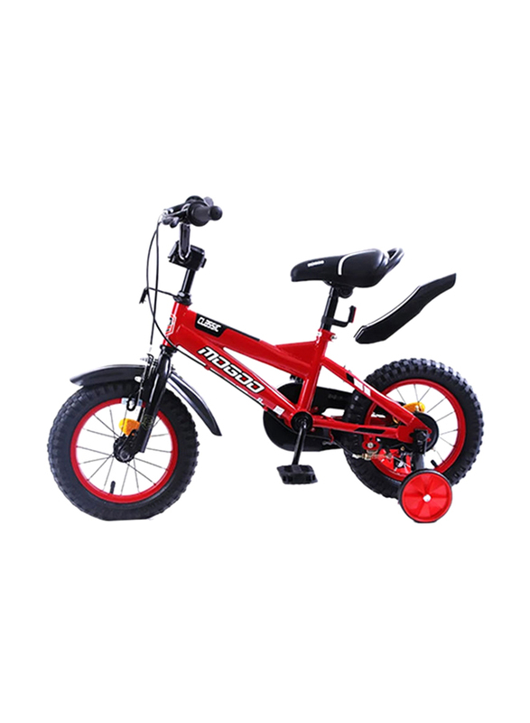 Mogoo Classic Unisex Kids Bicycle, 12 Inch, MGCL12RED, Red/Black