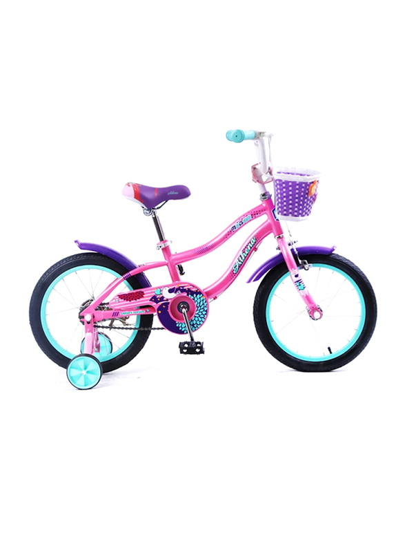 Mogoo Athena Unisex Kids Bicycle, 16 Inch, MGAT16PINK, Pink