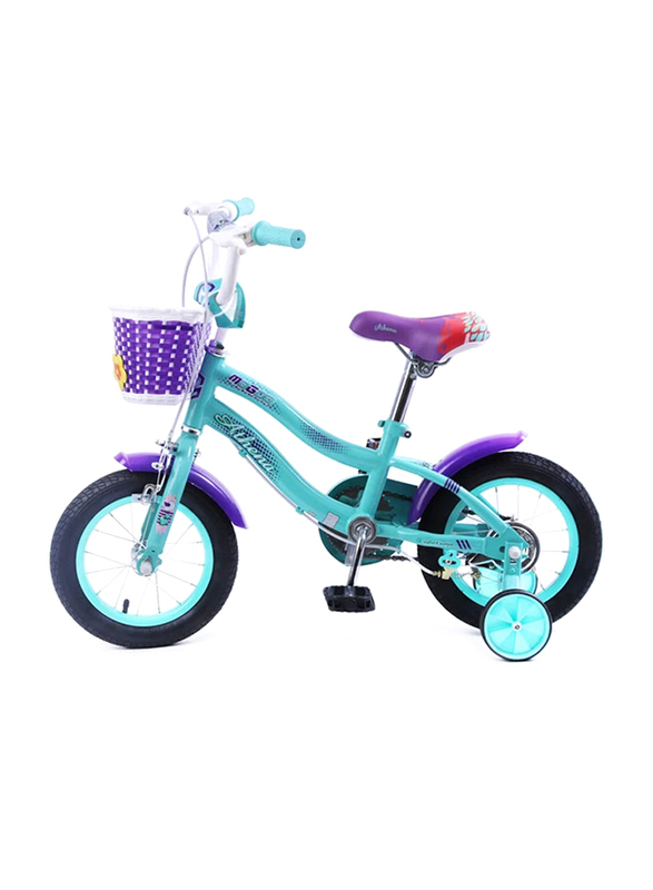 Mogoo Athena Unisex Kids Bicycle, 12 Inch, MGAT12GREEN, Green