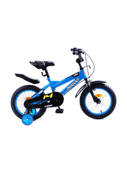 Mogoo Classic Unisex Kids Bicycle, 12 Inch, MGCL12BLUE, Blue/Black