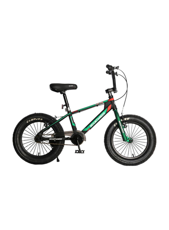 Mogoo Mountaineer Bike, 16 Inch, Green