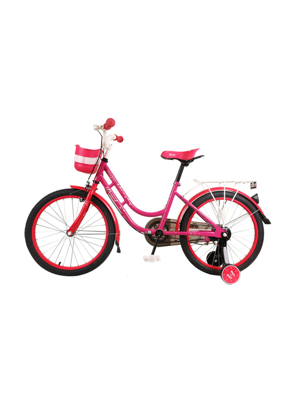 Mogoo Pearl Kids Bicycle, Medium, MGPEARL20DPNK, Pink/Black/White