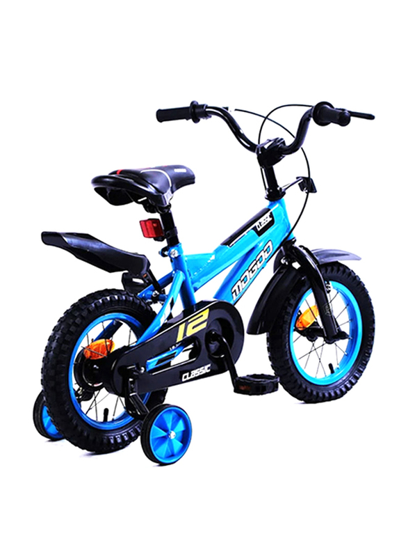 Mogoo Classic Unisex Kids Bicycle, 12 Inch, MGCL12BLUE, Blue/Black