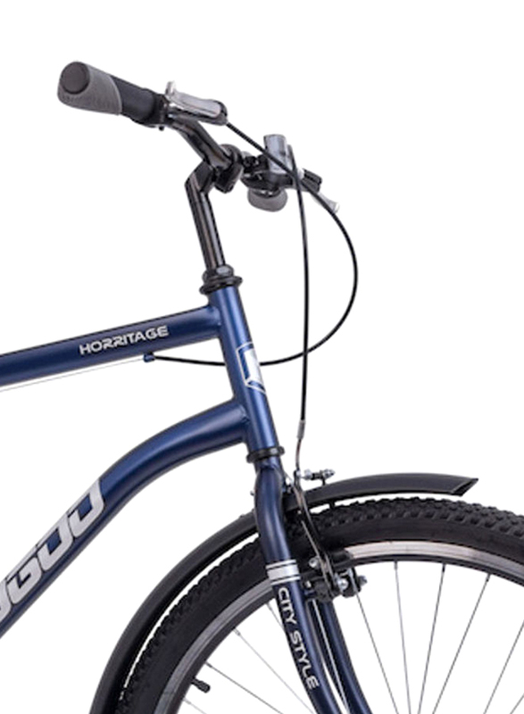 Mogoo Horritage Single Speed Road Bike, 26 Inch, Blue