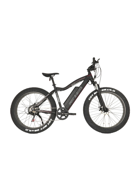 Gammax E Mountain Fat Bike, Large, Black