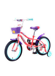 Mogoo Athena Unisex Kids Bicycle, 16 Inch, MGAT16PEACH, Peach