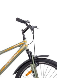 Mogoo Rayon Single Speed Mountain Bike, 26 Inch, Green