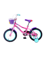 Mogoo Athena Unisex Kids Bicycle, 14 Inch, MGAT14PINK, Pink