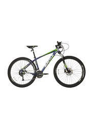 Battle Exceed 600 Mountain Bike, 29 Inch, Large, Blue/Green/Black