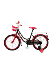 Mogoo Pearl Kids Bicycle, Medium, MGPEARL20BLK, Black/Pink/White