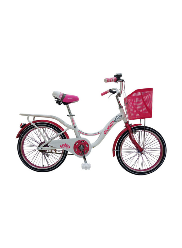 Mogoo Queen Cruiser Girls Urban Bike, Medium, VGQN20DPNK, Grey/Pink