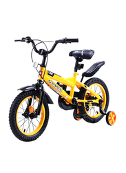 Mogoo Classic Unisex Kids Bicycle, 14 Inch, MGCL14YELLOW, Yellow/Black