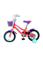Mogoo Athena Unisex Kids Bicycle, 12 Inch, MGAT12PEACH, Peach