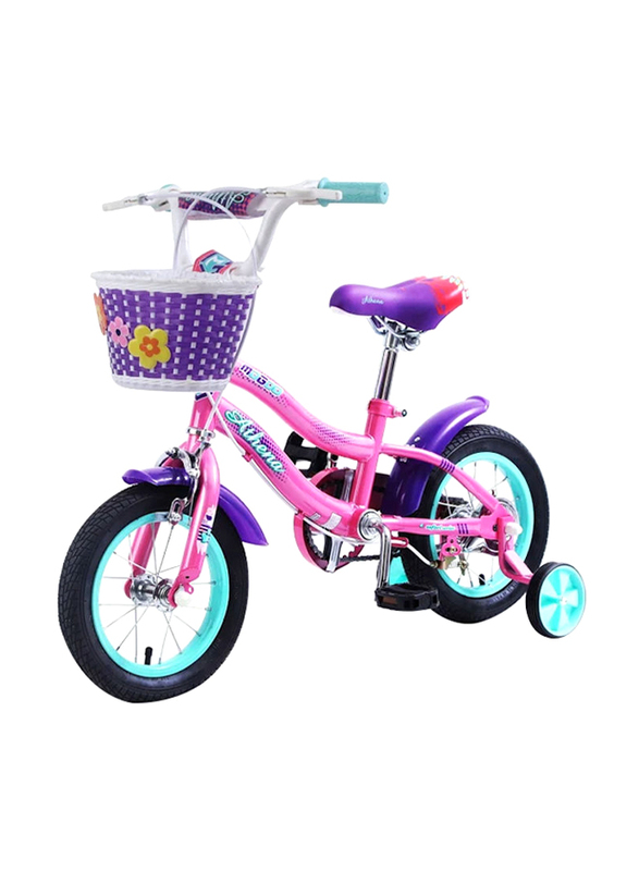 Mogoo Athena Unisex Kids Bicycle, 12 Inch, MGAT12PINK, Pink