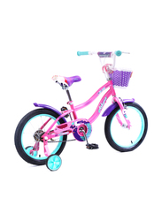 Mogoo Athena Kids Bicycle, 16 Inch, MGAT16PINK, Pink/Black/Blue