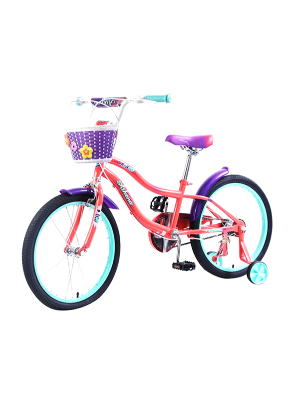 Mogoo Athena Unisex Kids Bicycle, 20 Inch, MGAT20PEACH, Peach