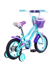 Mogoo Athena Unisex Kids Bicycle, 12 Inch, MGAT12GREEN, Green