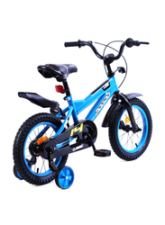 Mogoo Classic Unisex Kids Bicycle, 12 Inch, MGCL12BLUE, Blue/Black