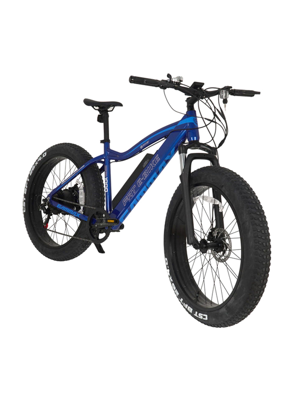 Gammax Mountain Fat E-Bike, Large, Blue/Black