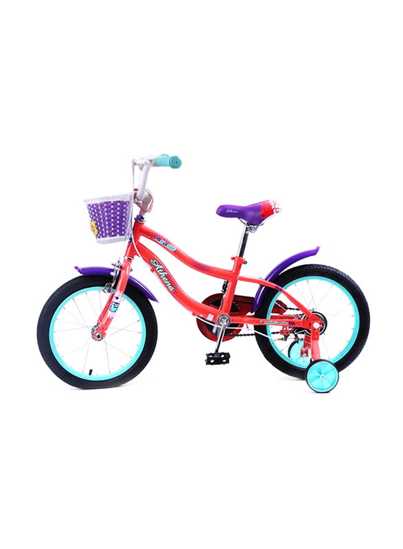 Mogoo Athena Unisex Kids Bicycle, 16 Inch, MGAT16PEACH, Peach