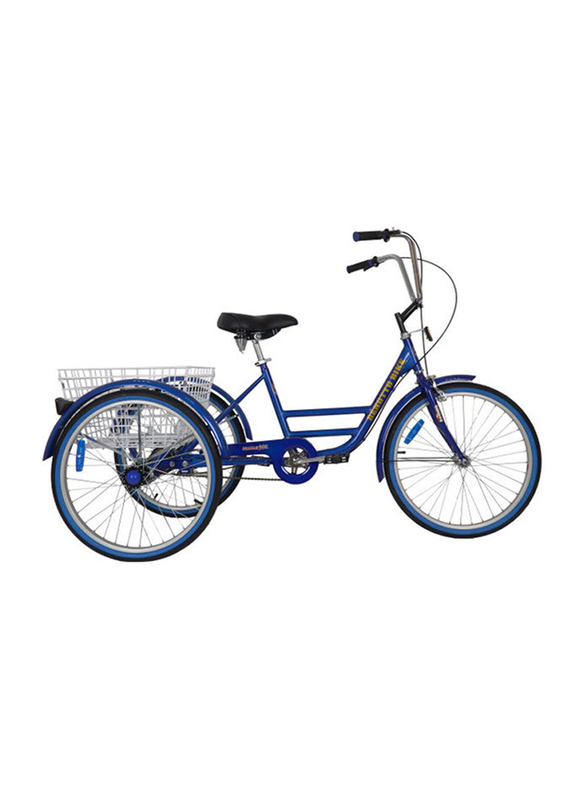 Benotto Tricycle With Basket, Medium, Blue