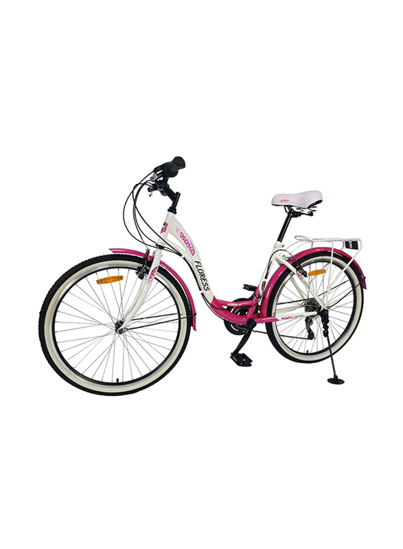 Mogoo Floress Urban Cycle, Large, Pink/White/Black