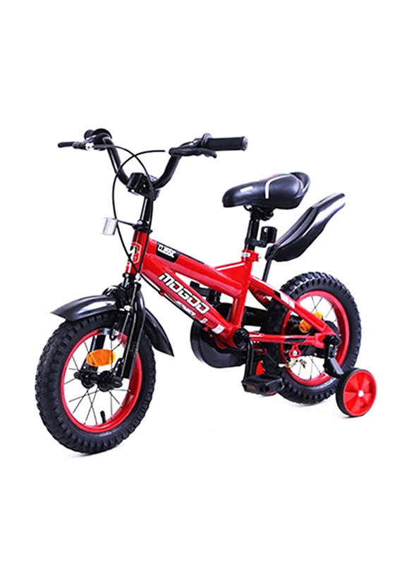 Mogoo Classic Unisex Kids Bicycle, 12 Inch, MGCL12RED, Red/Black