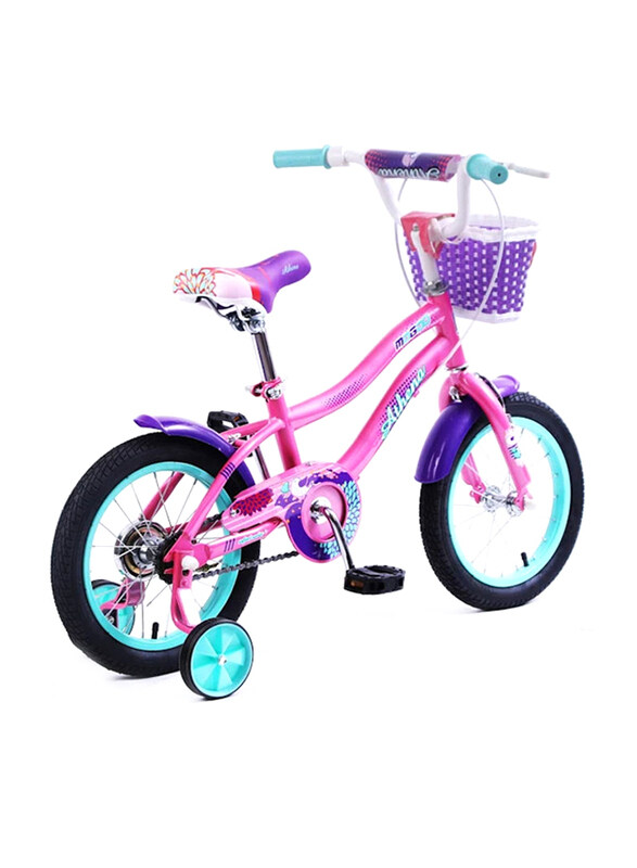 Mogoo Athena Unisex Kids Bicycle, 14 Inch, MGAT14PINK, Pink