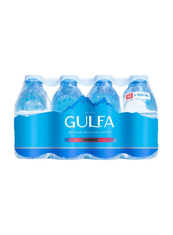 

Gulfa Low Sodium Bottled Drinking Water, 12 Bottles x 330ml