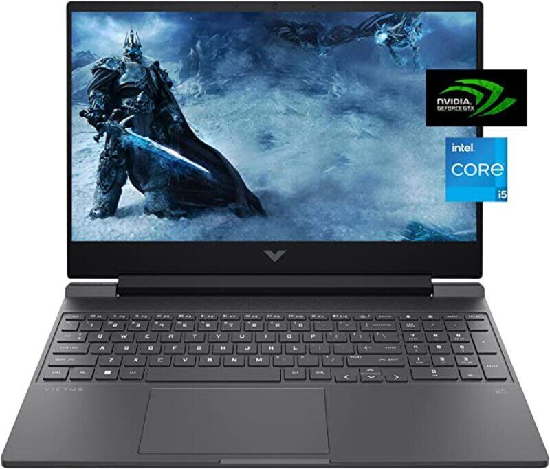 

HP Victus 15-fa0031dx Gaming Laptop, 15.6", FHD 144Hz, Intel Core i5-12450H, 8GB RAM, 512GB SSD, NVIDIA GeForce GTX 1650, Backlit Keyboard, Windows 11