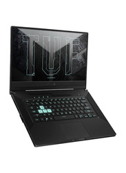 Asus TUF Dash Gaming Laptop, 15.6 inch FHD Display 144Hz, Intel Core i7-11370H 11th Gen 3.3GHz, 512GB SSD, 16GB RAM, 8GB Nvidia GeForce RTX 3070 Graphic Card, EN KB, Win 10, 90NR0651-M02450, Grey