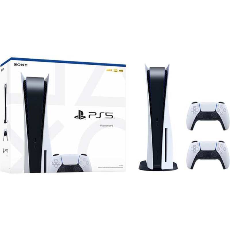 

Sony PlayStation 5 - PS5 Bundle Disc Edition Console With Extra Dualsense Controller (International Version)