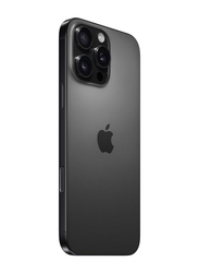 Apple iPhone 16 Pro Max 256GB Black Titanium, Without FaceTime, 8GB RAM, 5G, Single Sim Smartphone, Middle East Version