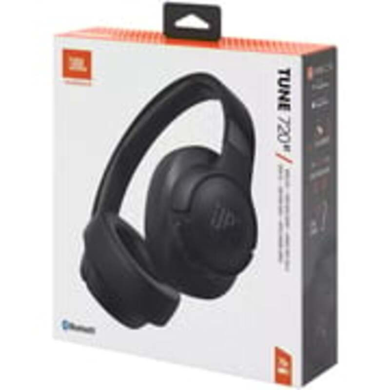 JBL T720BLK Wireless Over Ear Headphones Black