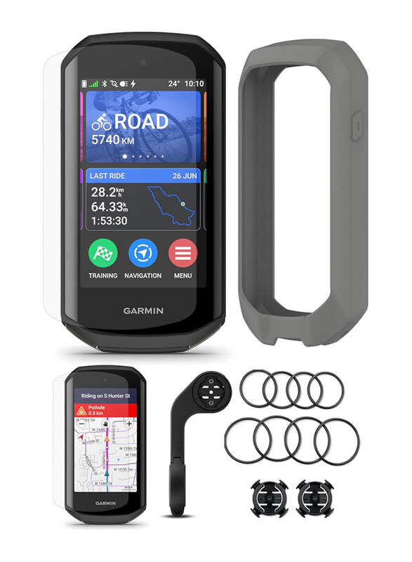 

Garmin Edge 1050 Premium Cycling Computer Bundle, Black