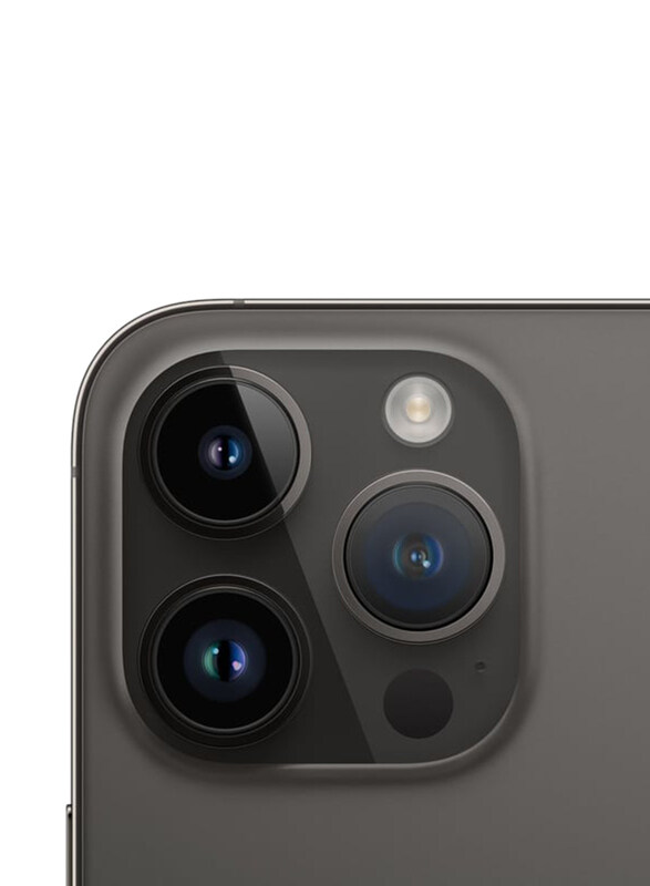 Apple iPhone 14 Pro 256GB Space Black, With FaceTime, 6GB, 5G, Single SIM Smartphone, Middle East Version