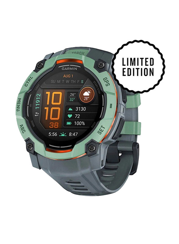 

Garmin Instinct 3 50mm AMOLED Display Smartwatch, GPS, Neo Tropic