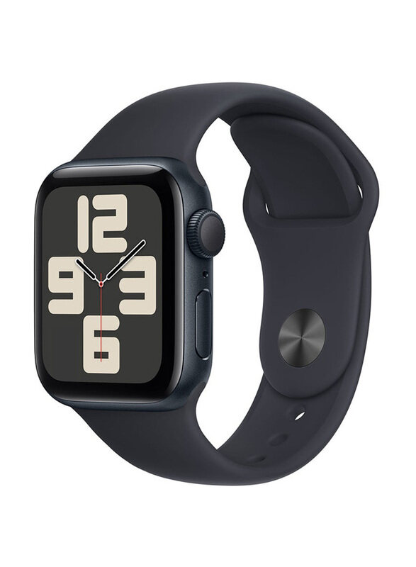 

Apple Watch SE (2023) 40mm Smart Watch, GPS + Cellular, Midnight Aluminium Case With Midnight Sport Band