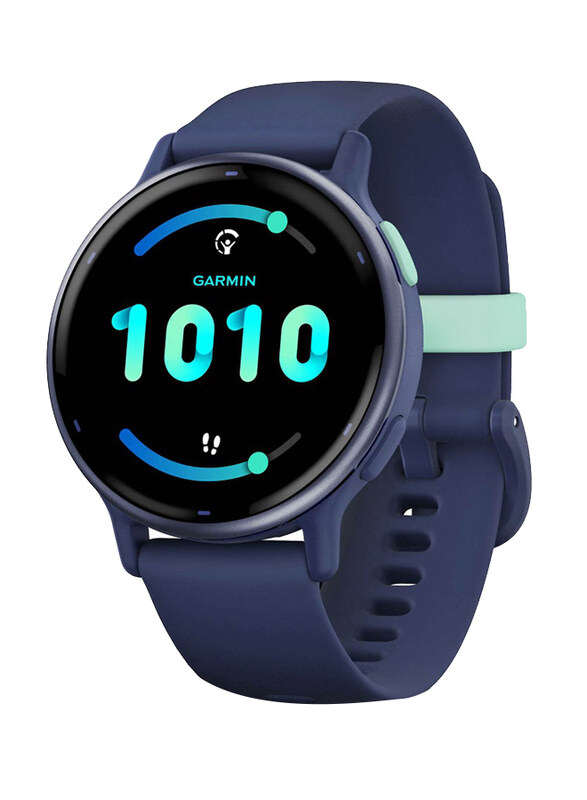 

Garmin Vivoactive 5 42mm AMOLED Display Smartwatch, GPS, Navy Blue,010-02862-12