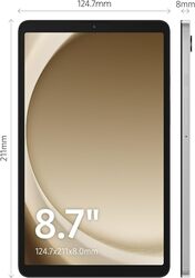 Galaxy Tab A9 Silver 4GB RAM 64GB LTE Middle East Version
