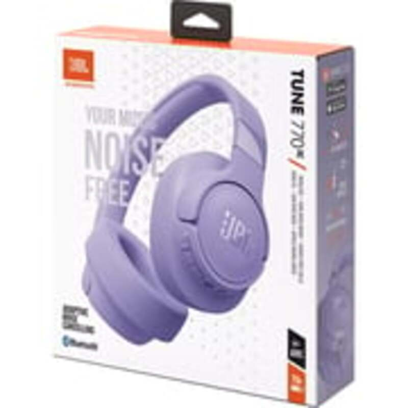 JBL T770NCPUR Wireless Over Ear Headphones Purple