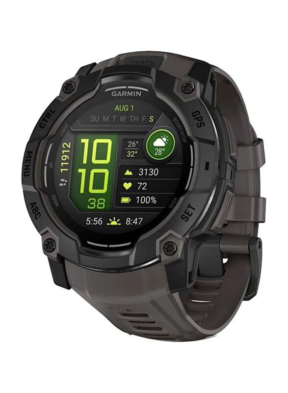 

Garmin Instinct 3 50mm AMOLED Display Smartwatch, GPS, Black