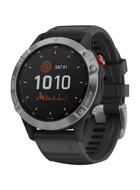 

Garmin Fenix 6 Solar 1.3-inch Smartwatch, GPS, Black