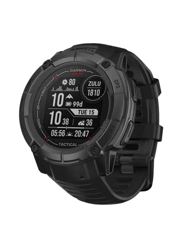 

Garmin Instinct 2X Solar 50mm Tactical Edition Smartwatch, GPS, Black,010-02805-03