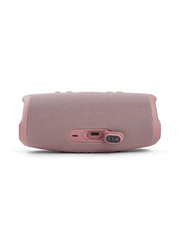 JBL Charge 5 Waterproof Portable Bluetooth Speaker with Powerbank, Pink
