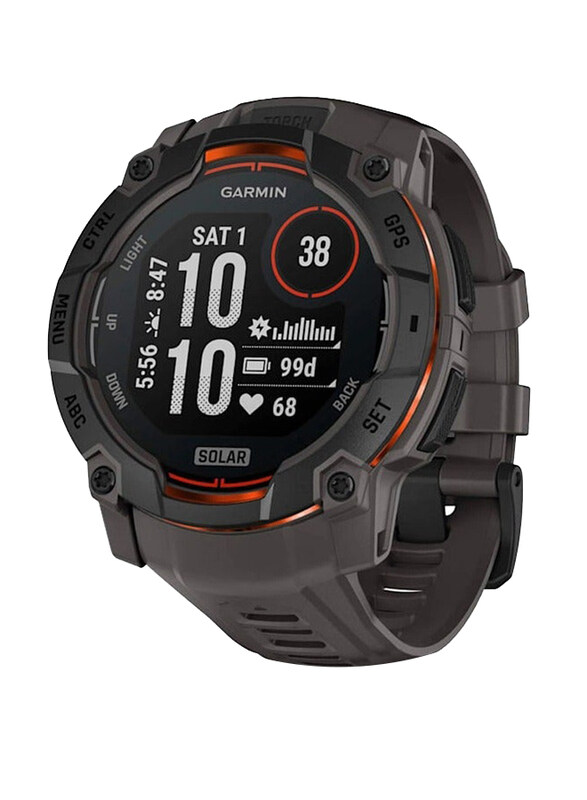 

Garmin Instinct 3 Solar 50mm AMOLED Display Smartwatch, GPS, Black