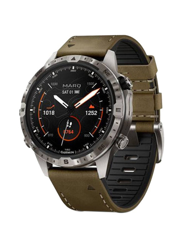 

Garmin Marq Adventurer Gen 2 46mm AMOLED Display Ultimate Luxury Smartwatch, GPS, Brown